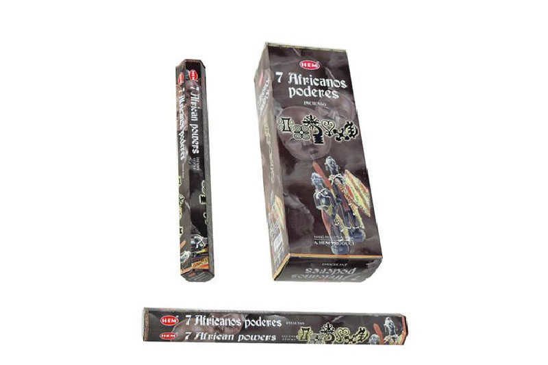 Hem 7 Afrikalı Gücü (7 African Powers) Aromalı Çubuk Tütsü (120 Adet)