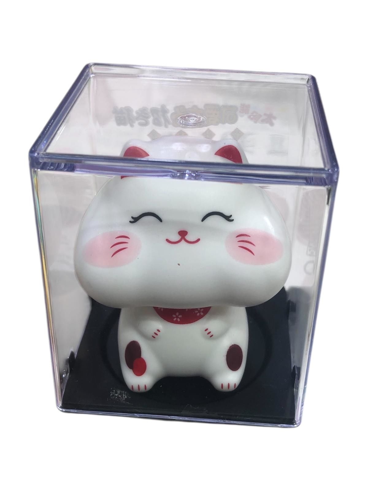 Solar Güneş Enerjili Kafa Sallayan Şans Kedisi