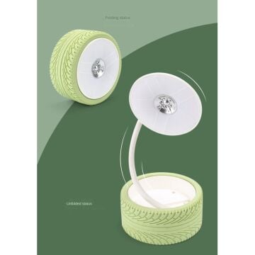 Usb Şarjlı Tekerlek Tasarımlı Masa Lambası