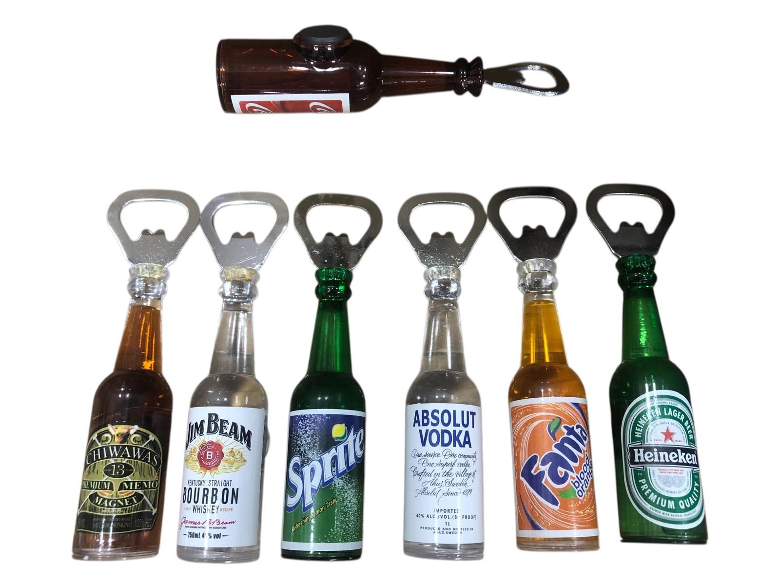 Mini İçki Şişesi Tasarım Magnet ve Açacak (13.5cm)