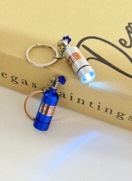 Işıklı Nos Şişe Tasarımlı Anahtarlık Ve Çanta Süsü
