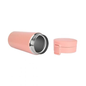 Paslanmaz Çelik 304 Pembe Termos 380ML