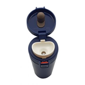 Paslanmaz Çelik 304 Mavi Termos 380ML
