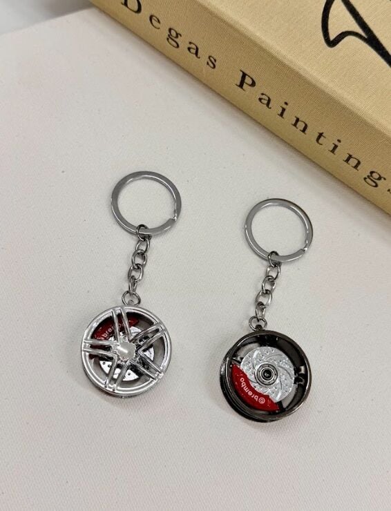 Jant Disk Tasarımlı Anahtarlık Ve Çanta Süsü
