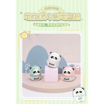 Usb Şarjlı Sevimli Panda Tasarımlı Masa Lambası