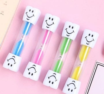 Dekoratif Gülen Yüz Kum Saati