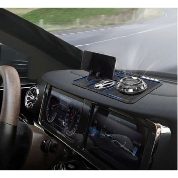 Araç İçi Kaydırmaz Taban Telefon Tutucu Numaratör Organizer