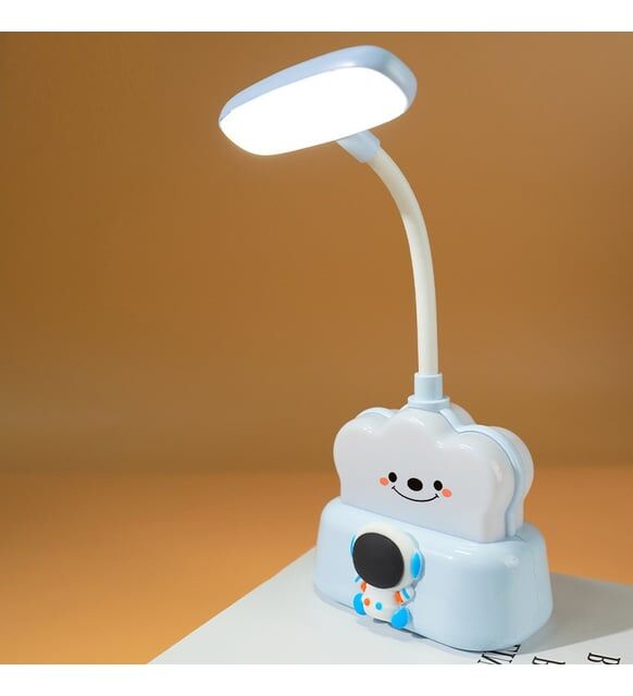 Usb Şarjlı Dekoratif Gülen Yüz Astronot Masa Lambası