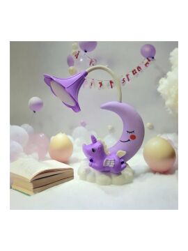 Usb Şarjlı Boynuzlu At Ay Dede Çocuk Masa Lambası