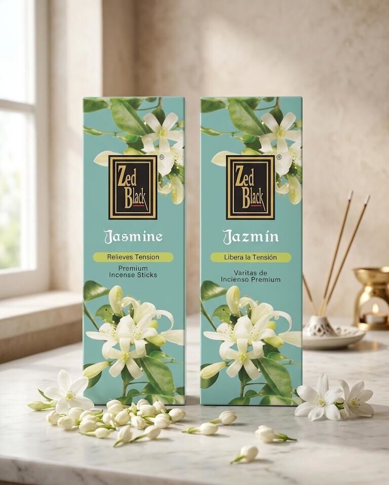 Zed Black Jasmine (Yasemin) Premium Çubuk Tütsü (120 Adet)
