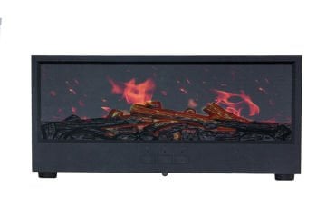 Işıklı Alevli Yanan Şömine Modelli Difüzör Nemlendirici