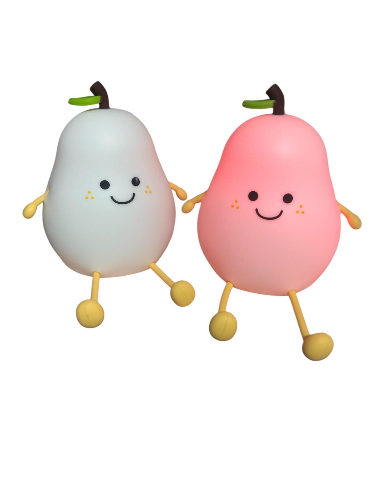 Şapkalı Armut Tasarım Silikon Şarjlı Gece Masa Lambası