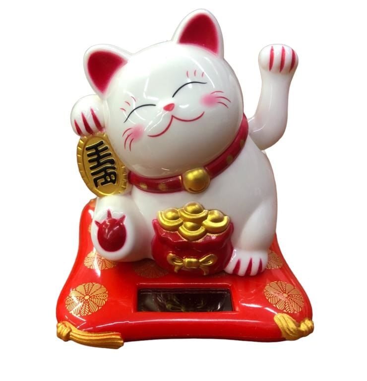 Solar Güneş Enerjili Sallanan Maneki Neko