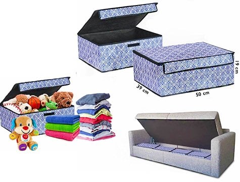 Baza ve Çekyat Altı Katlanabilir Kutu Hurç