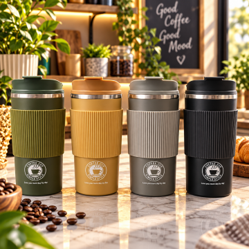 Çift Katmanlı Renkli Paslanmaz Çelik Termos (500Ml)