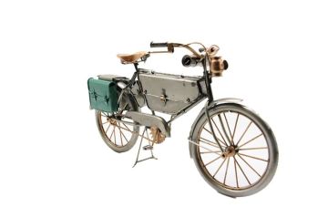 Dekoratif Minyatür Metal Gold Bisiklet