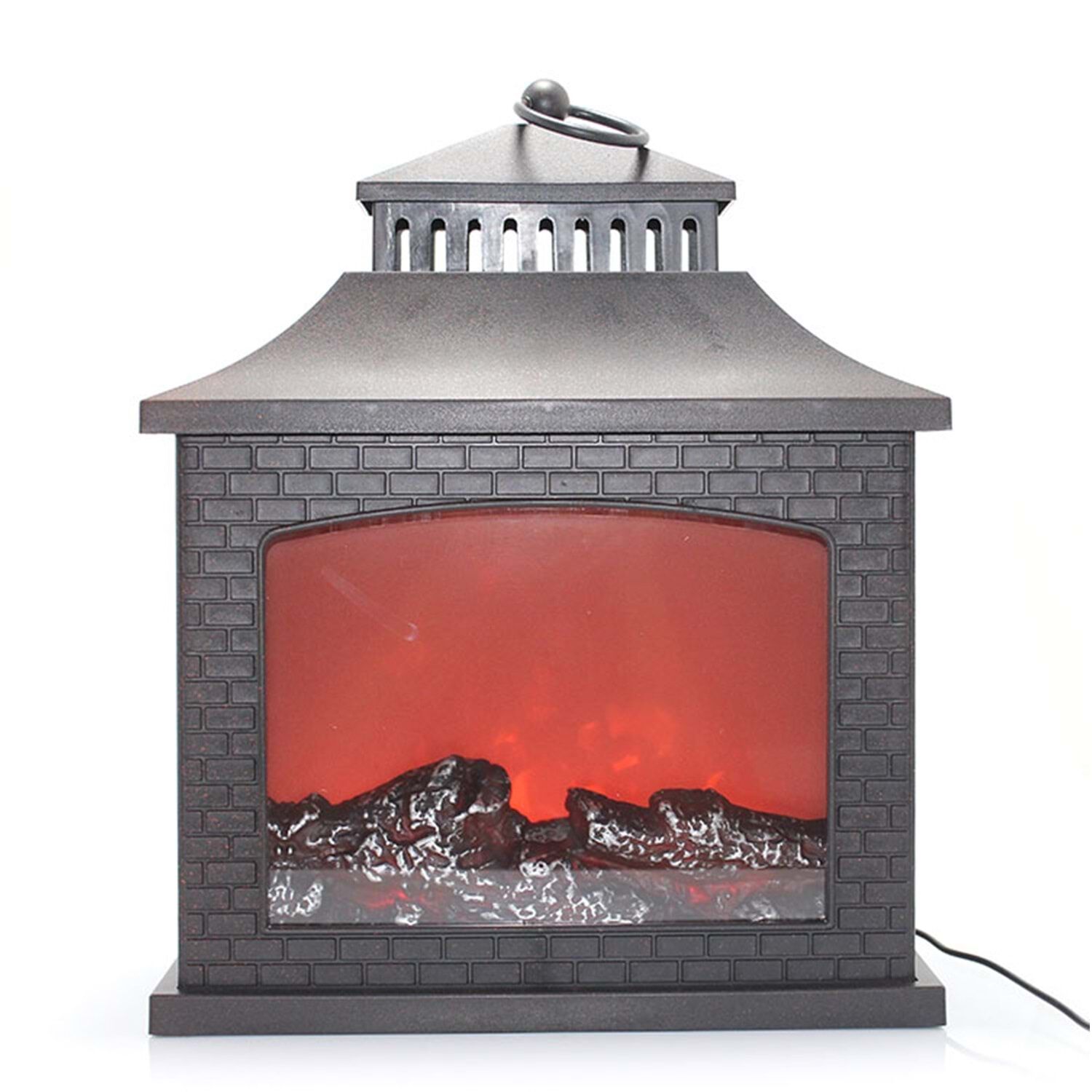 Dekoratif Görünümlü Işıklı Lamba Şömine