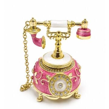 Swarovski Taşlı Telefon Biblosu (8cm)