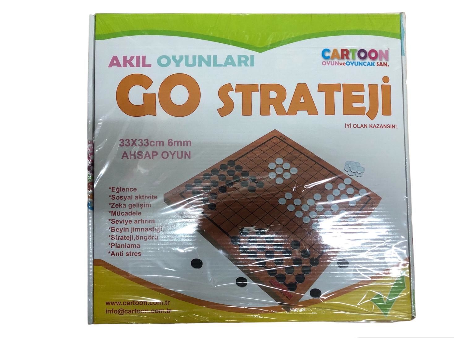Ahşap Akıl Oyunları Go Strateji Oyunu
