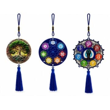 Yoga Ve Meditasyon  Temalı Duvar Süsü (35cm)