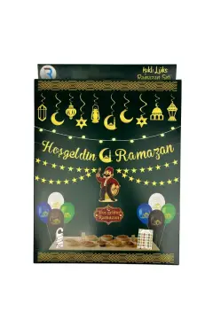 Işıklı Kutulu Ramazan Temalı Işıklı Lüks Ramazan Seti