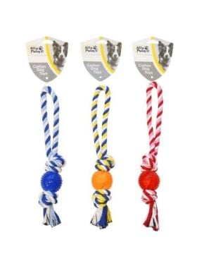Renkli Toplu İpli Köpek Diş Kaşıma Oyuncağı