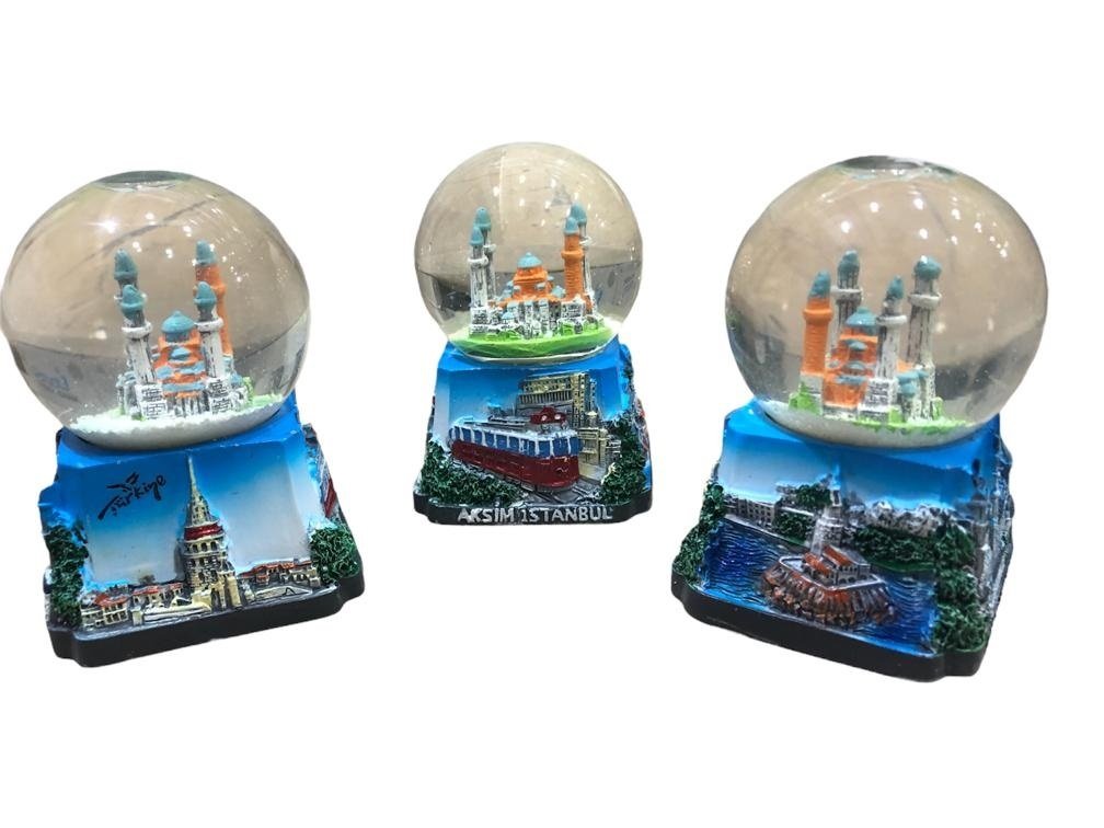 Mini Ayasofya Dekoratif Cam Kar Küresi