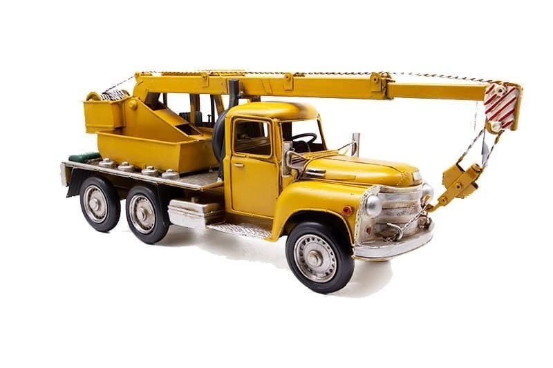 Dekoratif Eskitme Vintage Metal Vinç