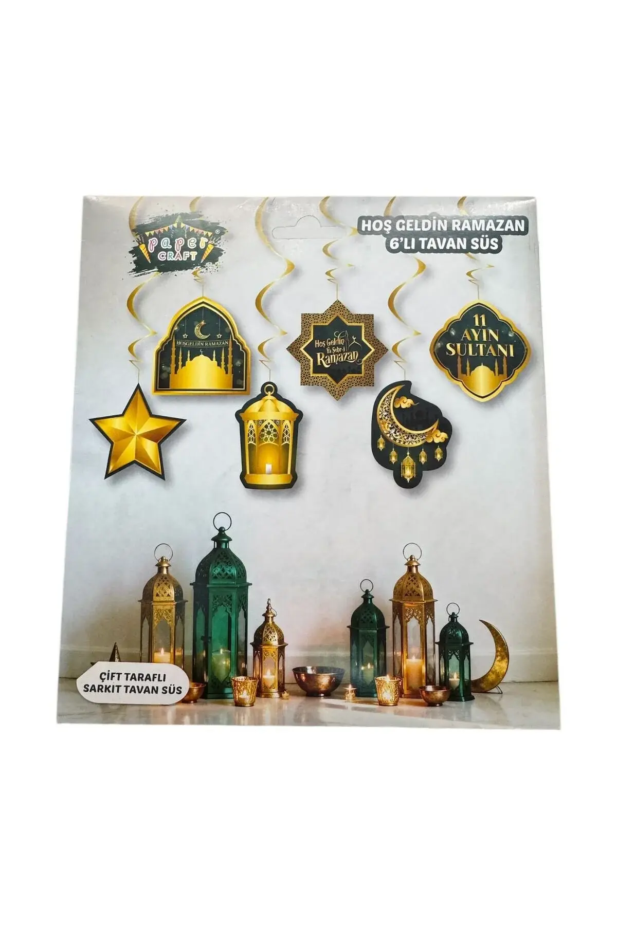 Hoşgeldin Ramazan 6'lı Tavan Süsü