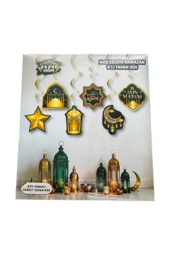 Hoşgeldin Ramazan 6'lı Tavan Süsü