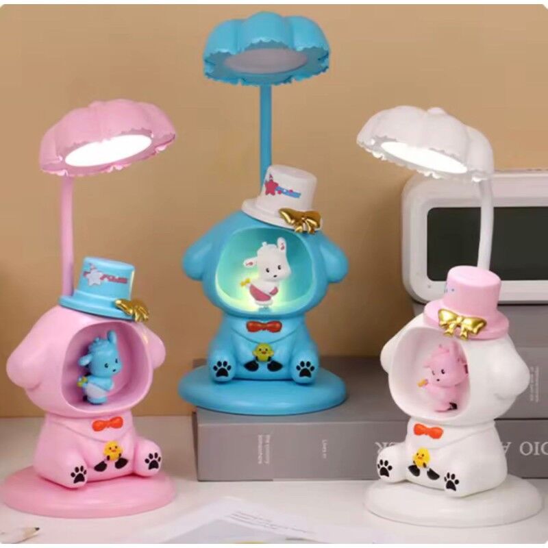 Usb Şarjlı Karakterli Şapkalı Tasarımlı Masa Lambası