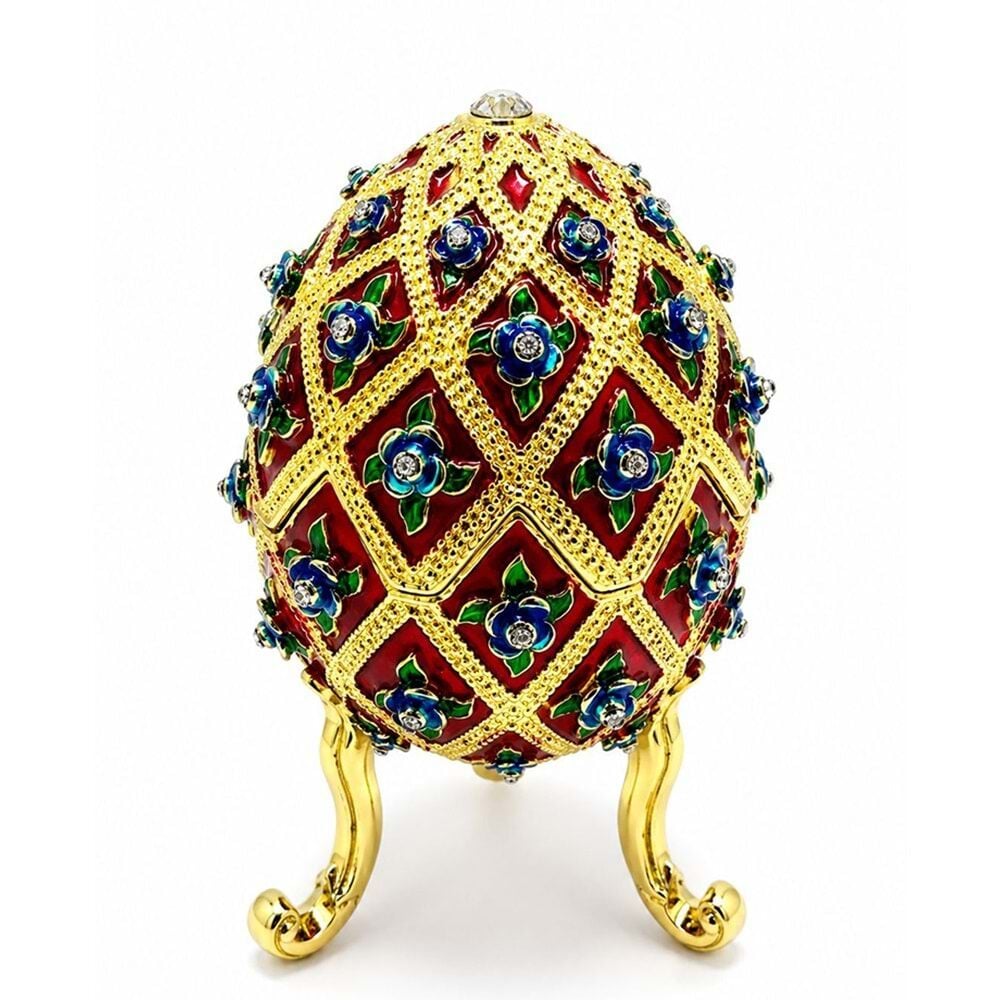 Swarovski Taşlı Yumurta Biblosu (13cm)